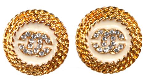 fake chanel earrings on widh|is chanel jewelry real.